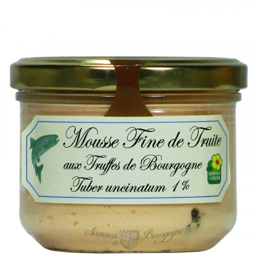 Mousse Fine de Truite aux truffes de Bourgogne 200g