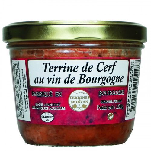 Terrine de Cerf au vin de Bourgogne 180g