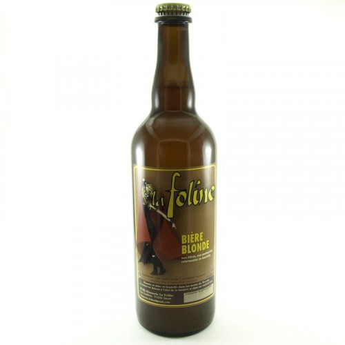 Bière blonde La Foline75 cl artisanale Bio