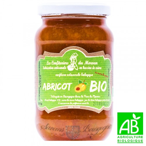 Confiture Abricot Bio 310g Confiturier du Morvan
