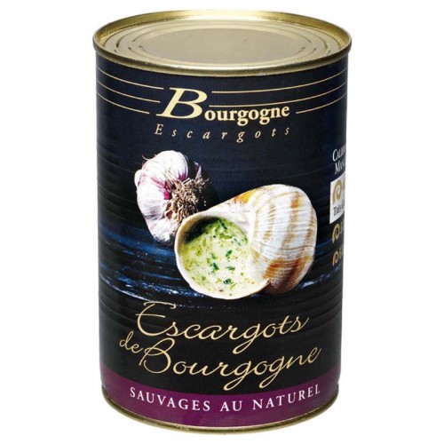 Boite d'Escargots de Bourgogne très gros boîte 1/4 2Dz 125g Bourgogne  Escargots - Saveurs de Bourgogne - Vente de produits du terroir