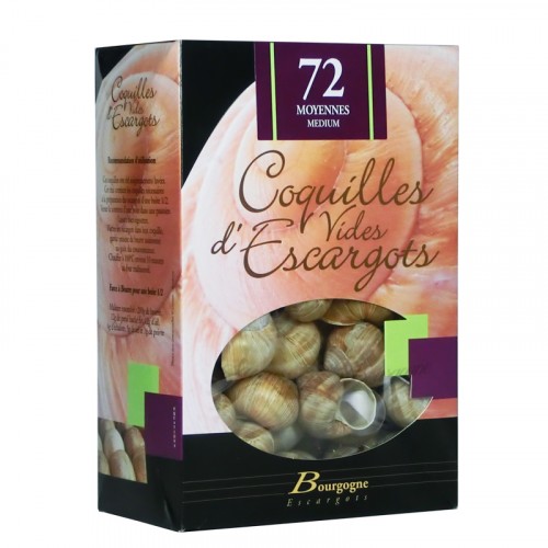 Escargots de Bourgogne moyens boîte 4/4 12Dz 465g Bourgogne Escargots